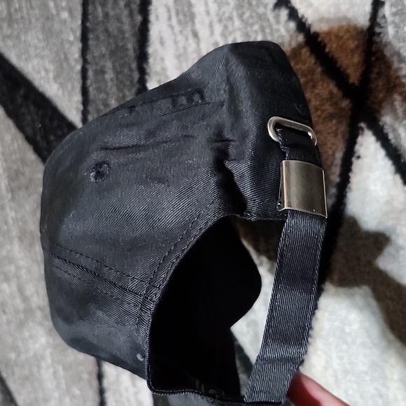 DOROTHY MARTIN BLACK EMBROIDERED ADJUSTABLE CAP HAT UNISEX - Picture 6 of 11